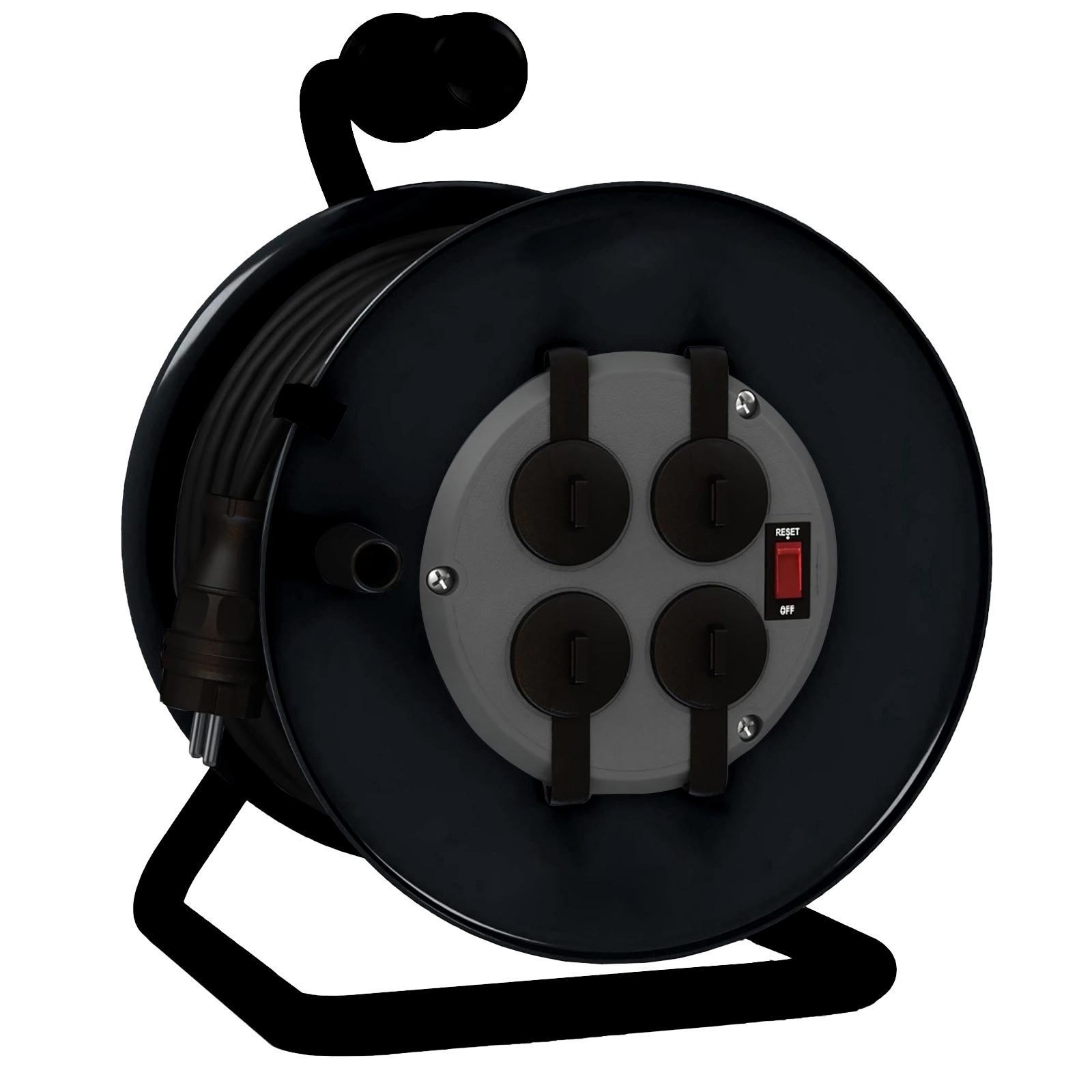 Inforce Силовой удлинитель на катушке 4гн. с/з КГт 3х1,5 16A 30м IP 44 09-15-01