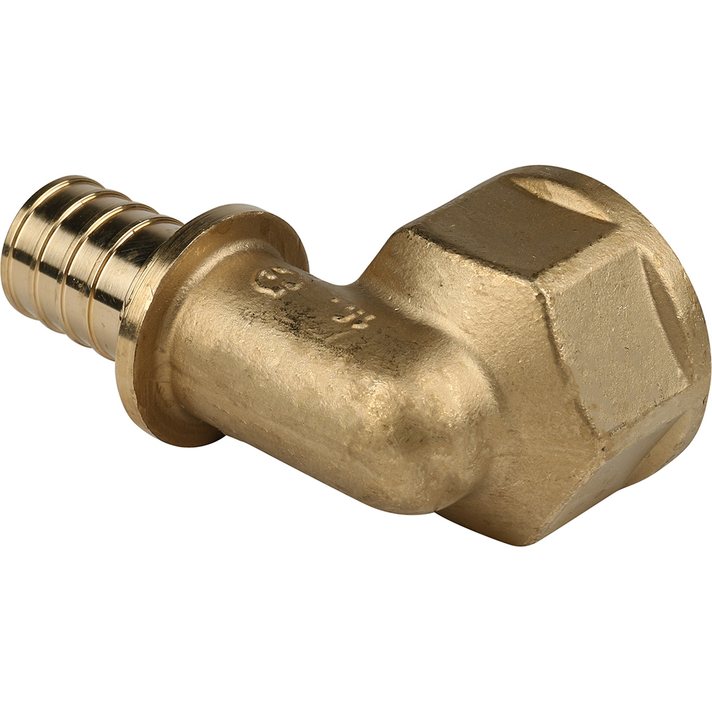 SFA-0006-002510 STOUT Угольник-переходник с внутренней резьбой 25xG 1" для труб из сшитого полиэтилена аксиальный