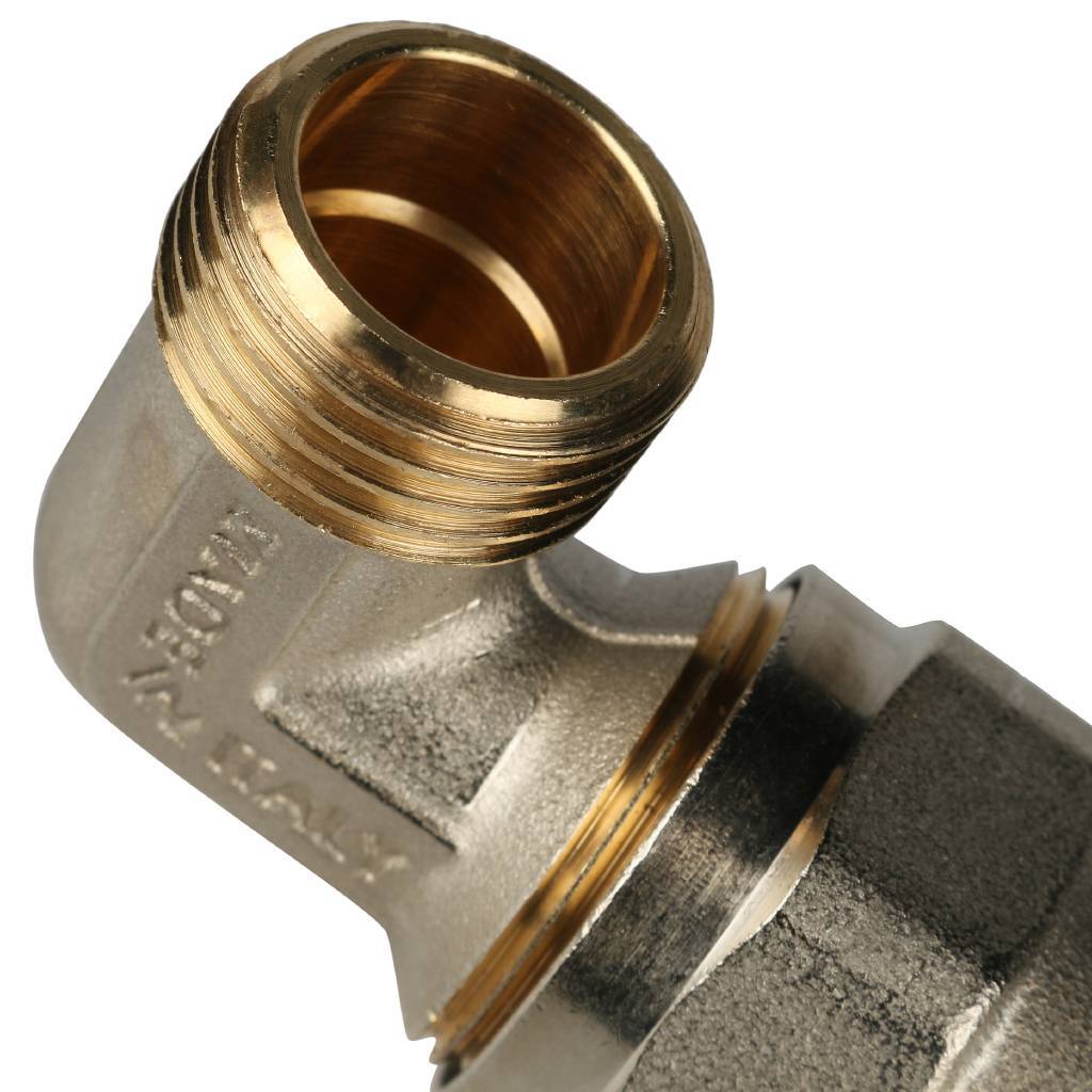 SFS-0006-001220 STOUT Угольник-переходник с наружной резьбой 1/2"х20 для металлопластиковых труб винтовой