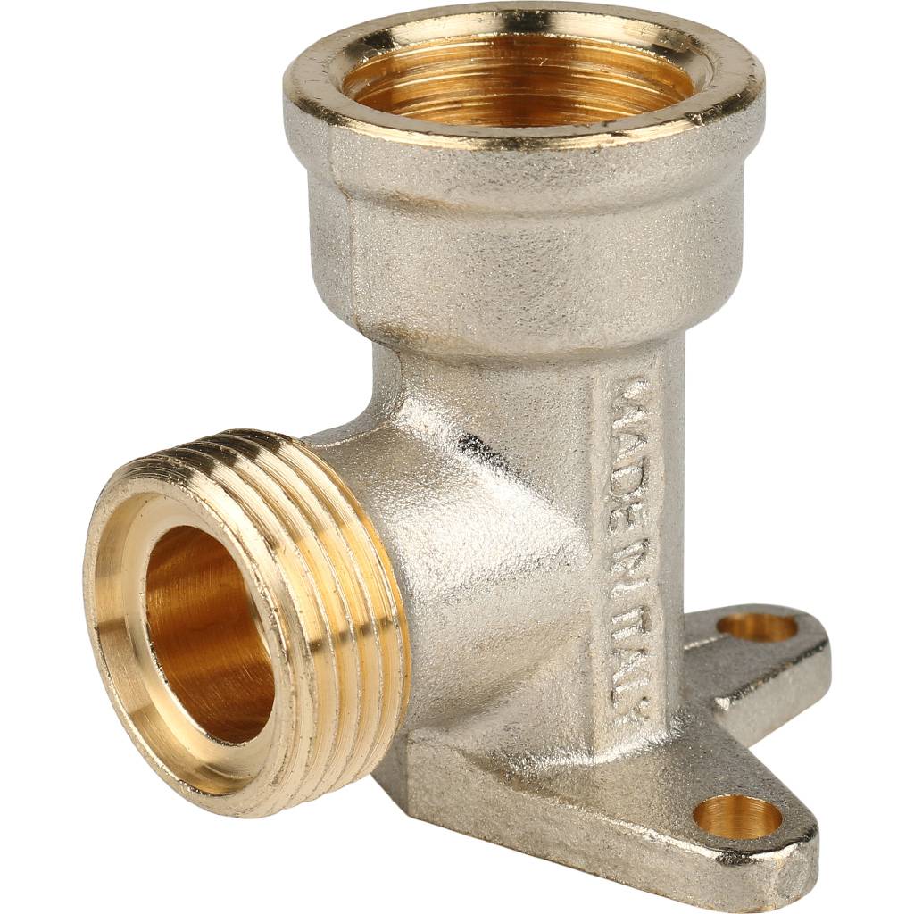 SFS-0008-001216 STOUT Угольник настенный с креплением 1/2"х16 для металлопластиковых труб винтовой