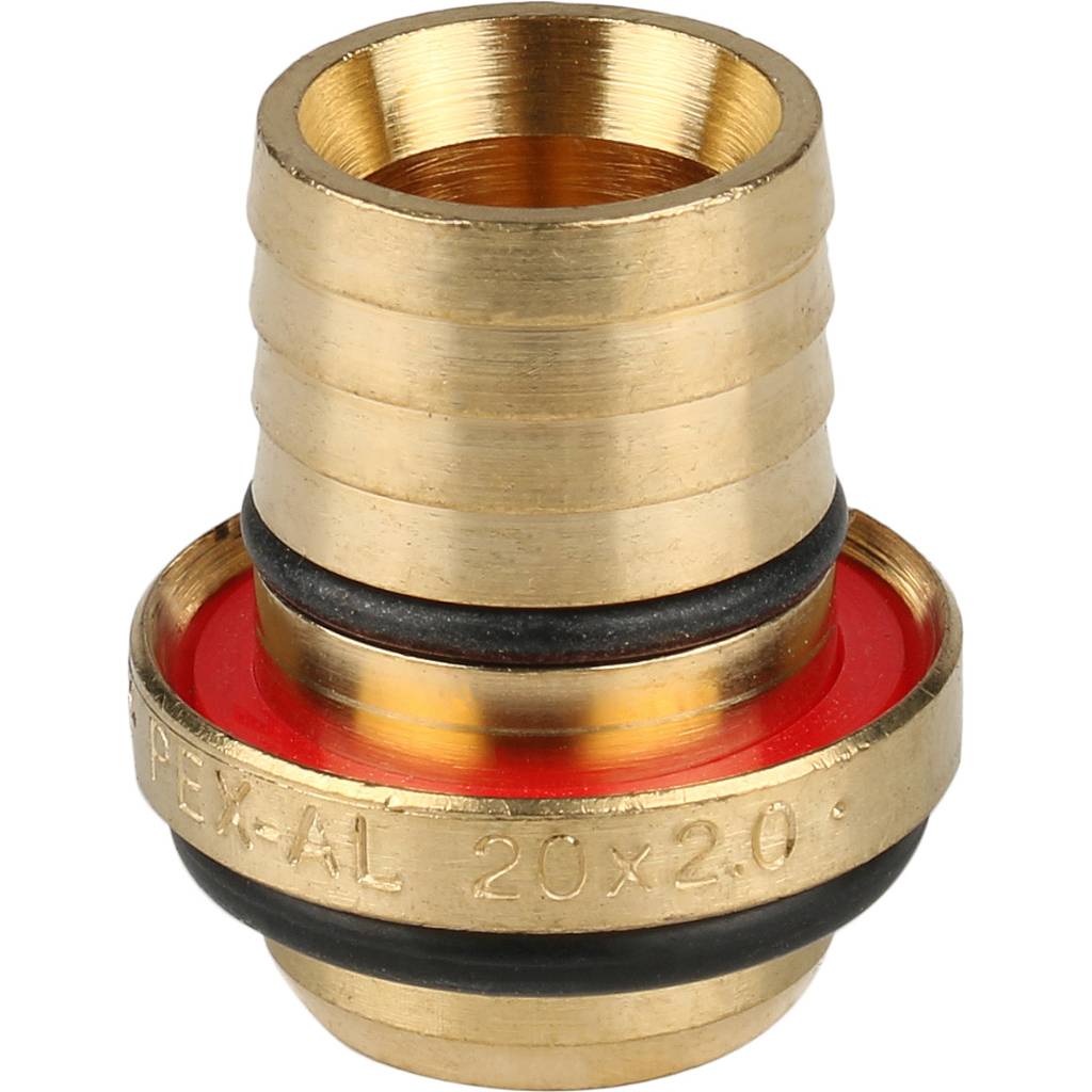 SFS-0012-001220 STOUT Тройник-переходник с внутренней резьбой 1/2"х20 для металлопластиковых труб винтовой