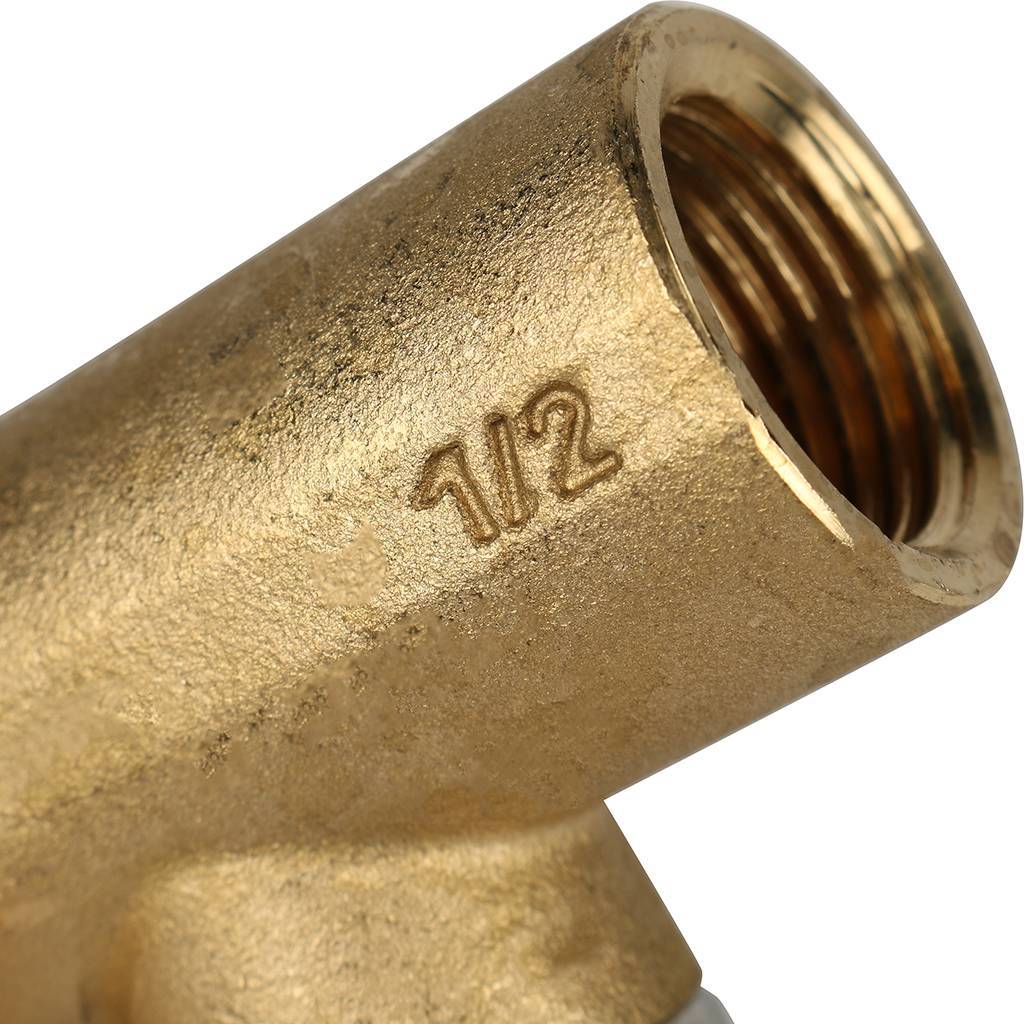 SFP-0015-001216 STOUT Тройник настенный с креплением  1/2"х16 для металлопластиковых труб прессовой
