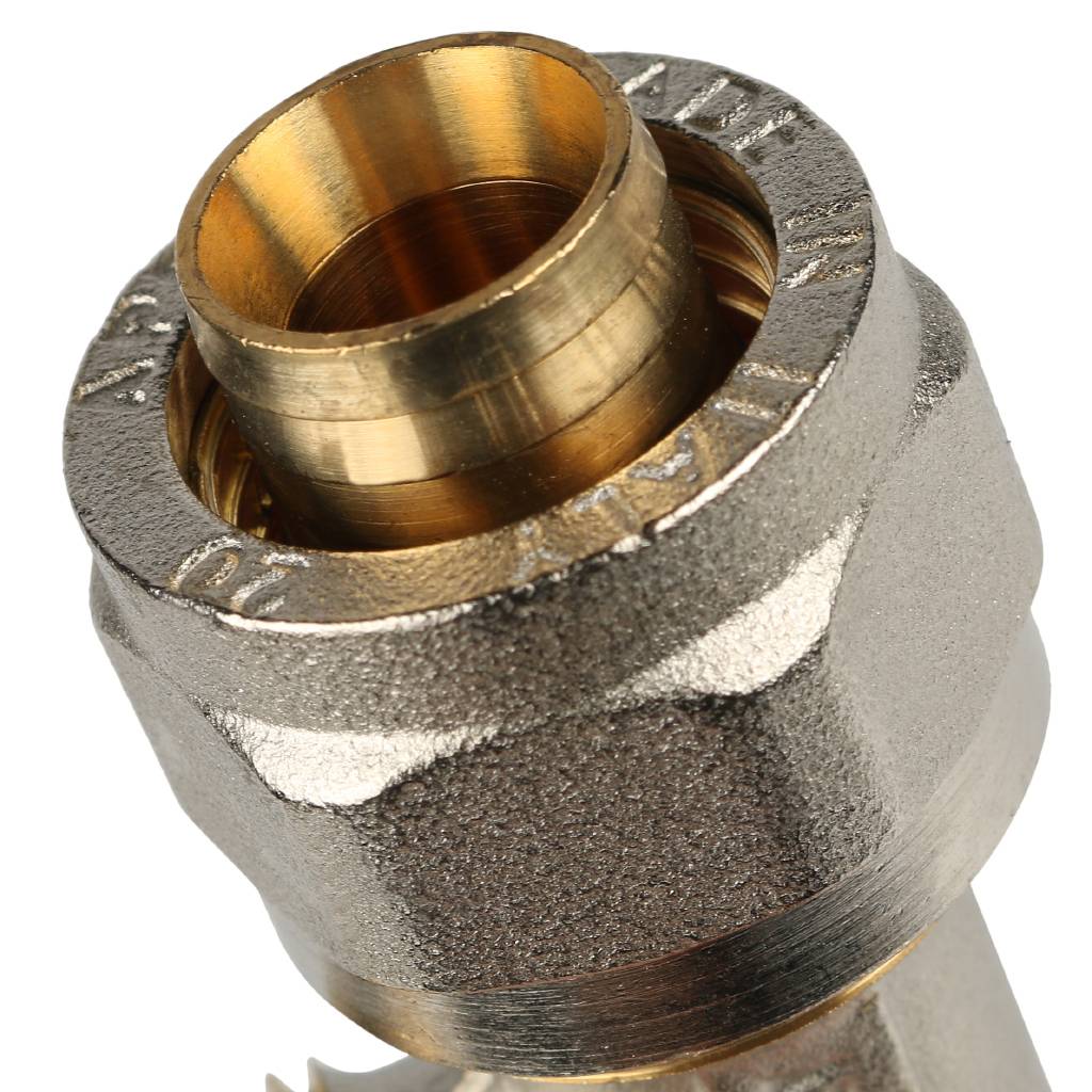 SFS-0011-001220 STOUT Тройник-переходник с наружной резьбой 1/2"х20 для металлопластиковых труб винтовой