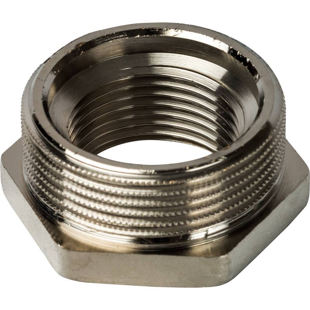SFT-0029-001121 STOUT Футорка никелированная 1"1/2X1"
