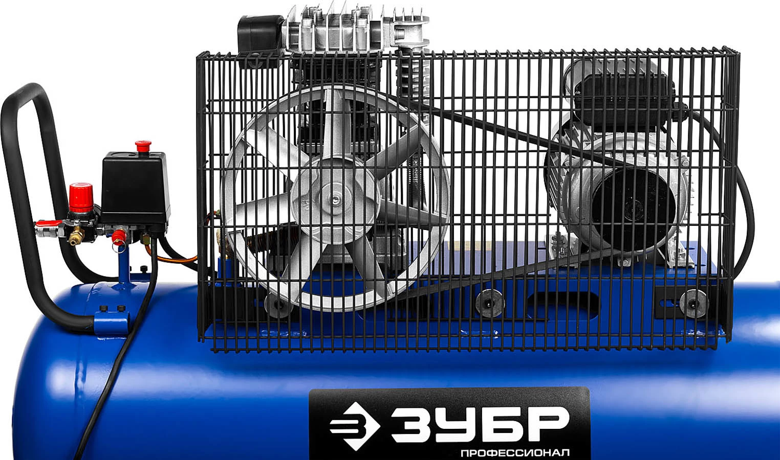 Компрессор масляный ЗУБР ЗКПМ-440-100-Р-2.2, 100 л, 2.2 кВт