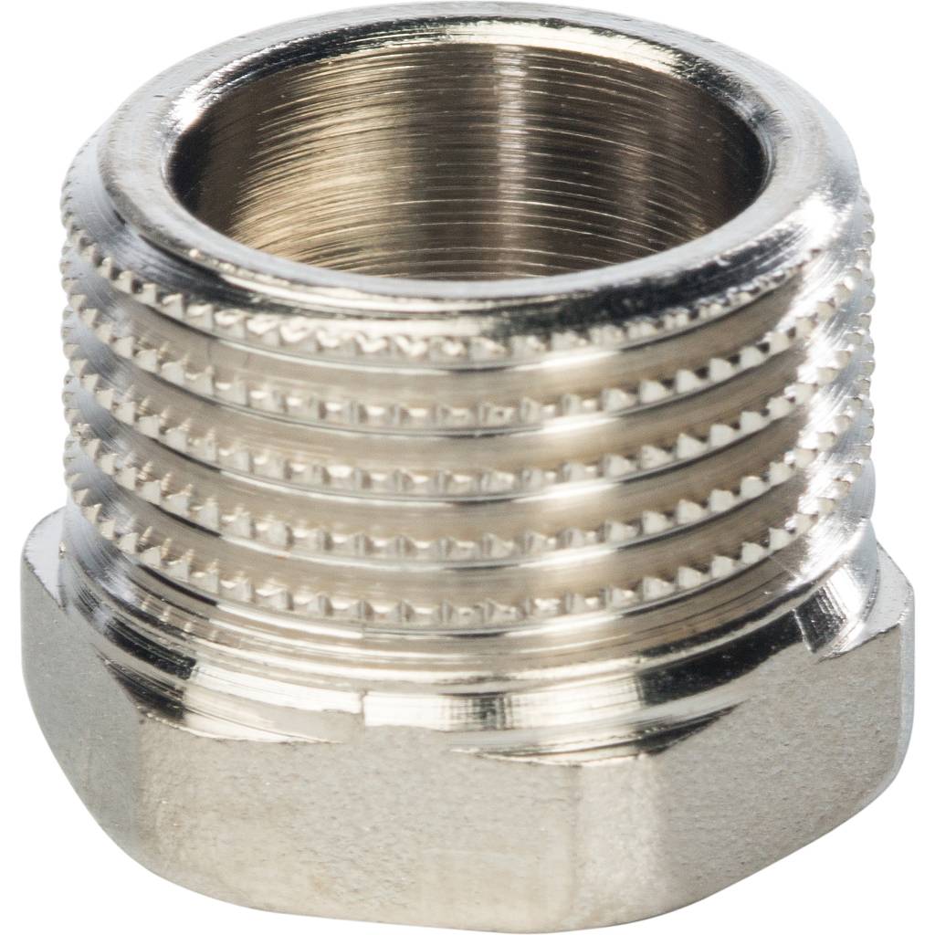 SFT-0029-001214 STOUT Футорка никелированная 1/2X1/4