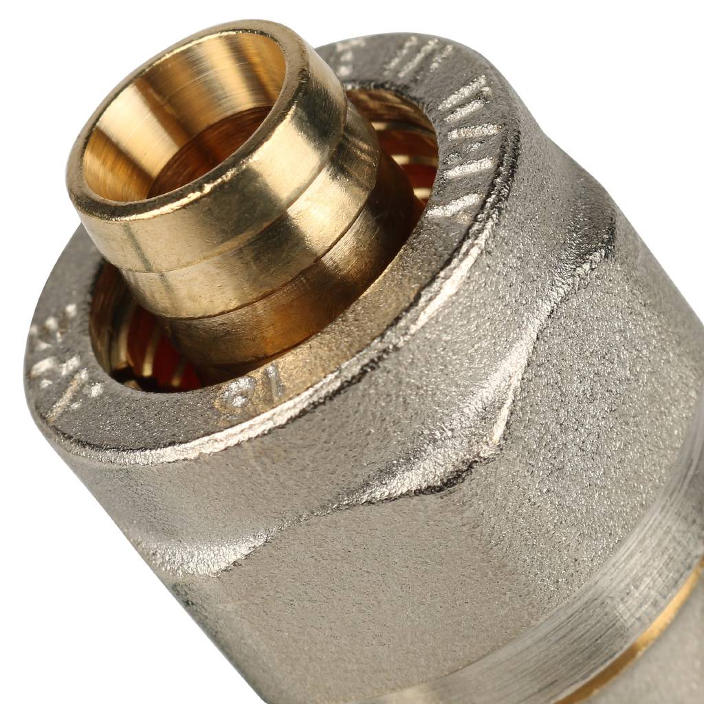SFS-0008-001220 STOUT Угольник настенный с креплением 1/2"х20 для металлопластиковых труб винтовой