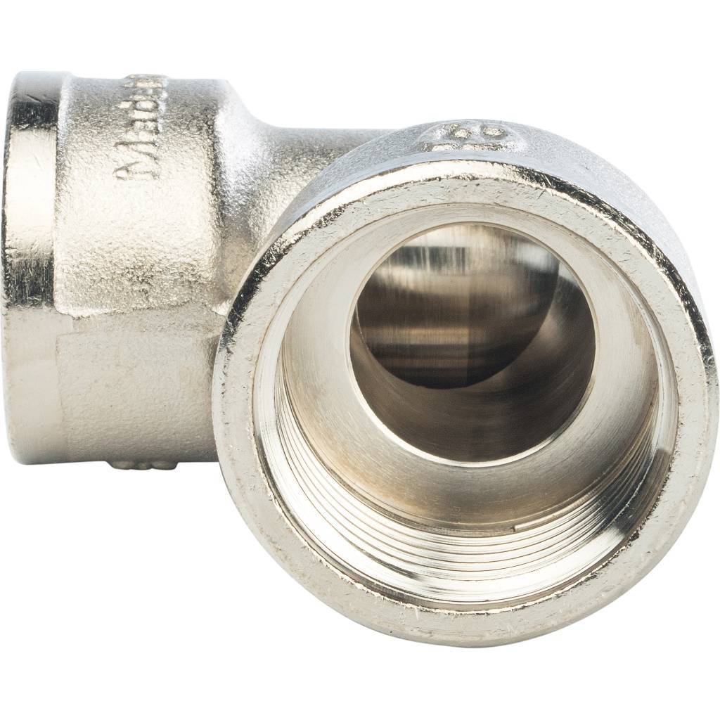SFT-0014-000134 STOUT Угольник ВВ никелированный 1"-3/4