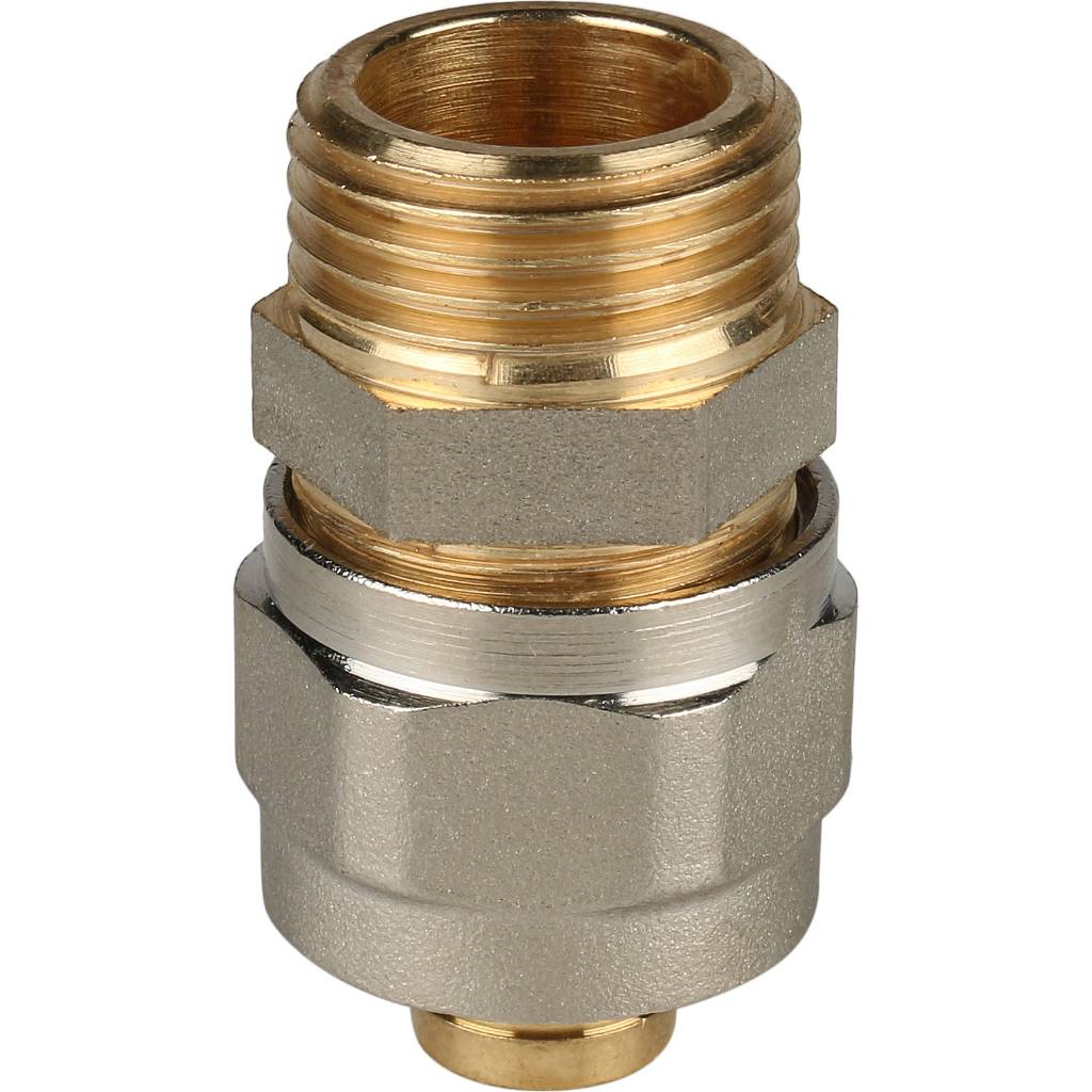 SFS-0001-001216 STOUT Переходник с наружной резьбой 1/2"х16 для металлопластиковых труб винтовой