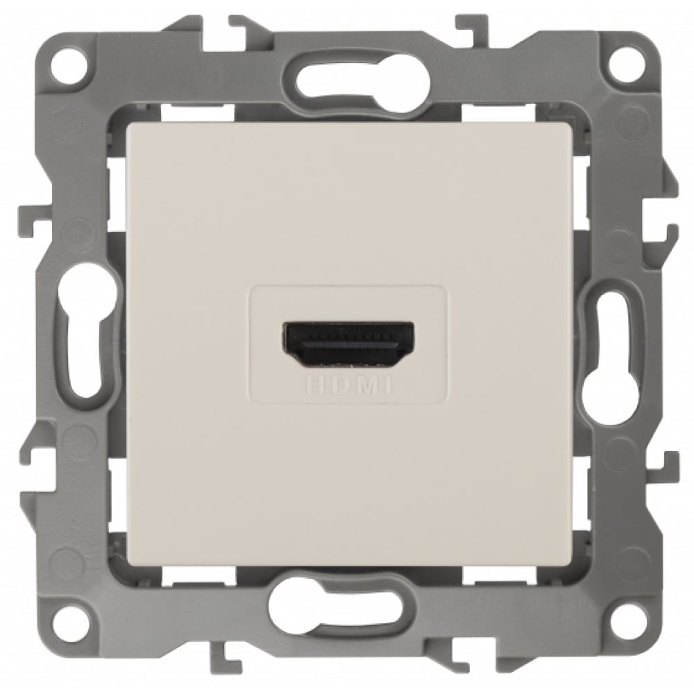 Розетка ЭРА 12-3114-02 HDMI, IP20, 12, слоновая кость Б0027482