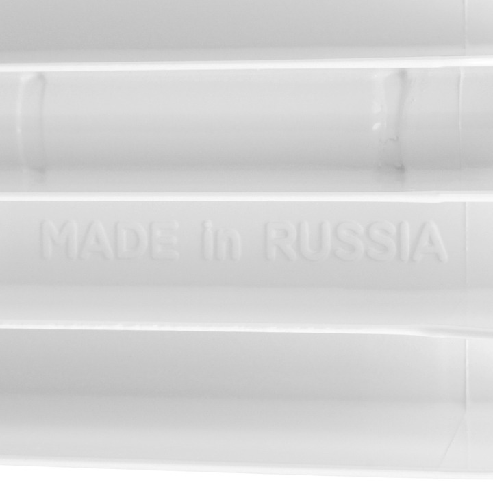 SRB-0310-050009 STOUT Space 500 9 секций радиатор биметаллический боковое подключение RAL9016