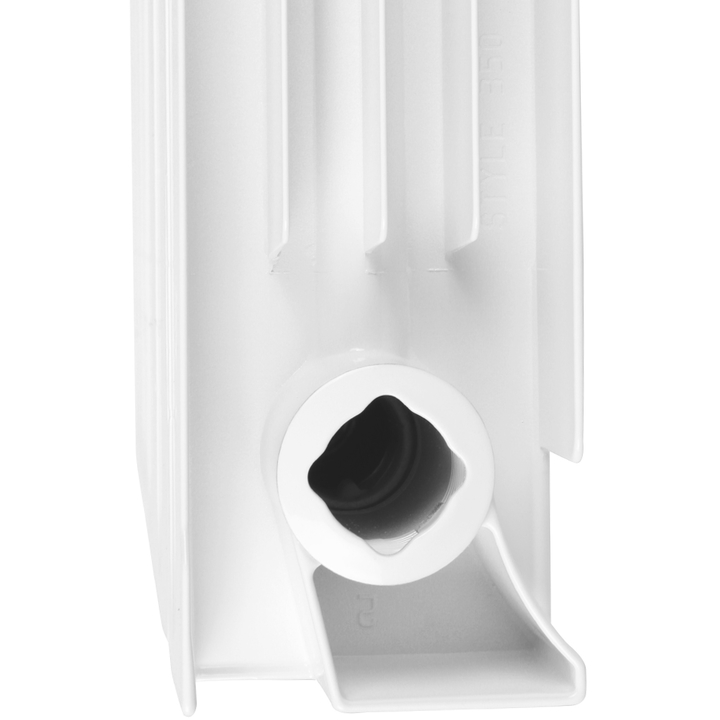 SRB-0110-035006 STOUT STYLE 350 6 секций радиатор биметаллический боковое подключение (белый RAL 9010)