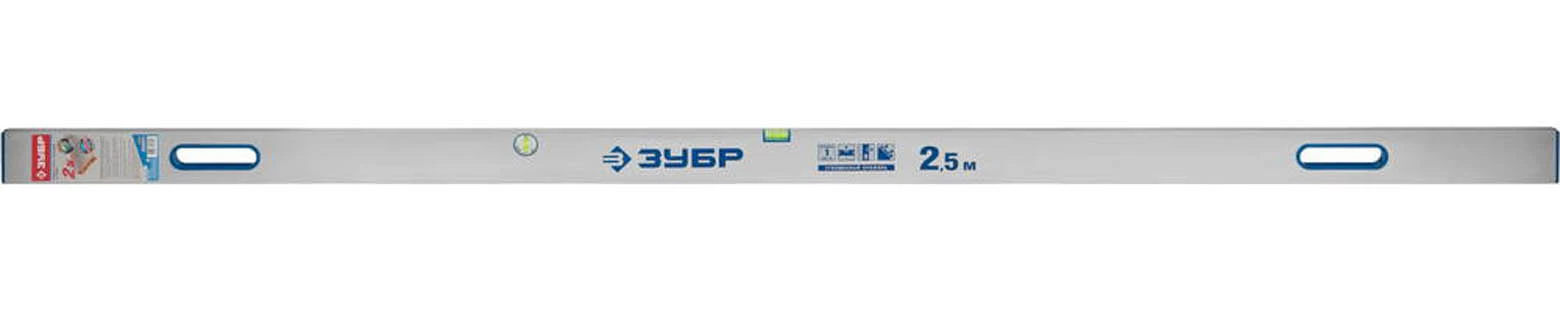 ЗУБР 2.5 м, правило-уровень с ручками 1075-2.5_z01