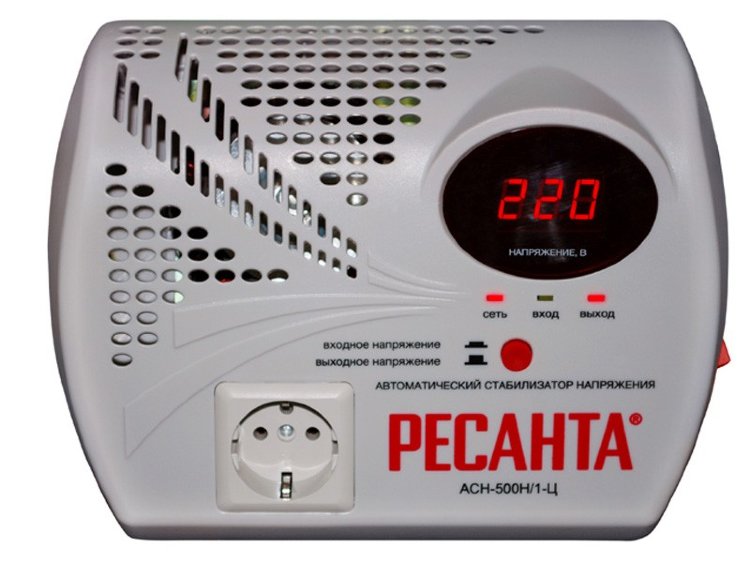 Стабилизатор напряжения Ресанта АСН 500 Н/1-Ц