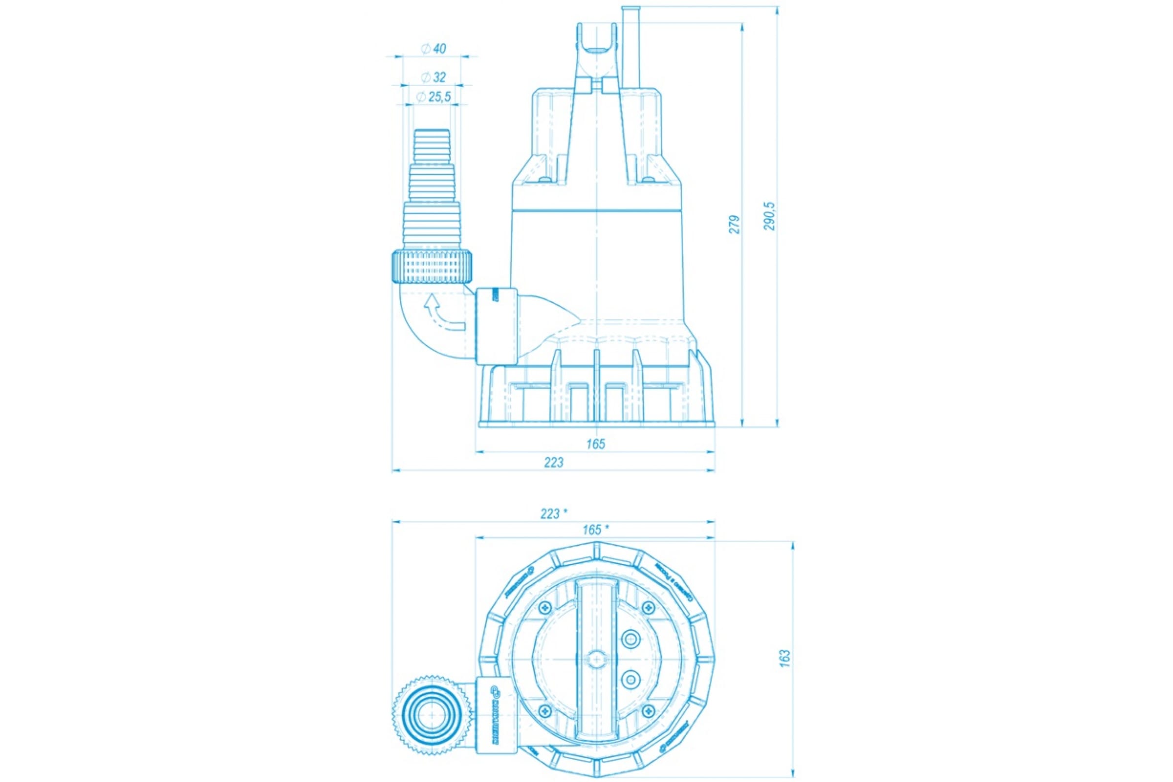 Насос фекальный ДЖИЛЕКС Фекальник 140/6