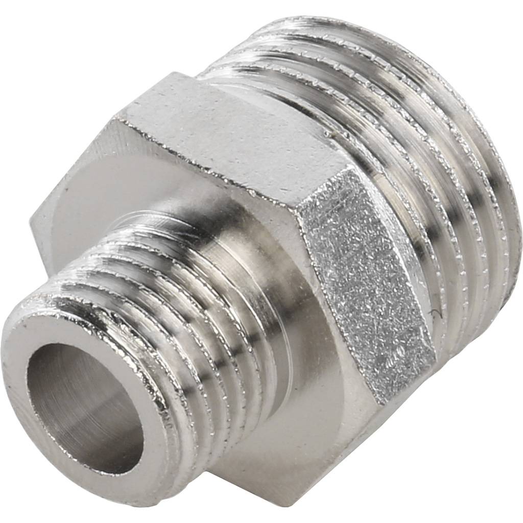 SFT-0004-001214 STOUT Ниппель НН переходной никелированный 1/2X1/4