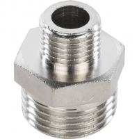 SFT-0004-001214 STOUT Ниппель НН переходной никелированный 1/2X1/4