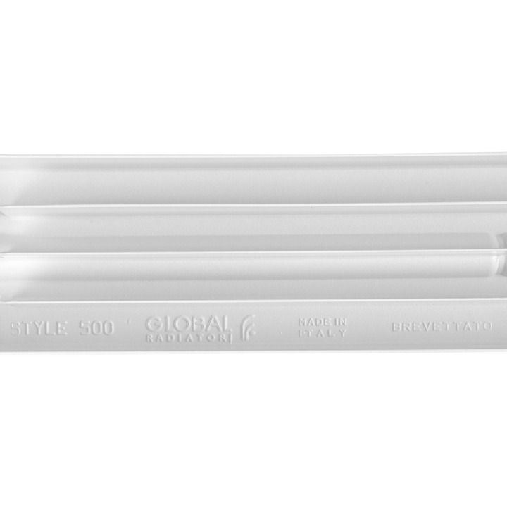 SRB-0110-035006 STOUT STYLE 350 6 секций радиатор биметаллический боковое подключение (белый RAL 9010)