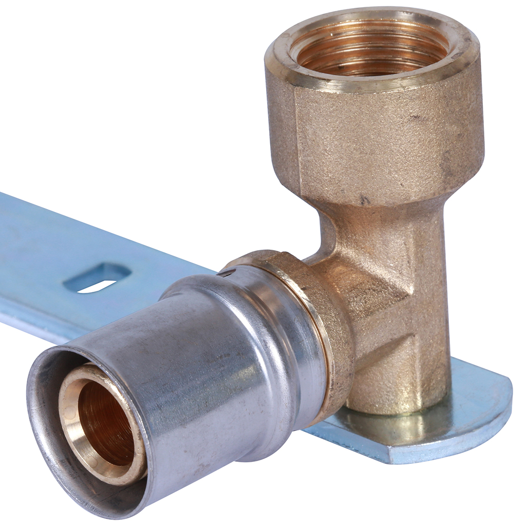 SFP-0013-001220 STOUT Настенный комплект для смесителя 1/2"x20 для металлопластиковых труб прессовой