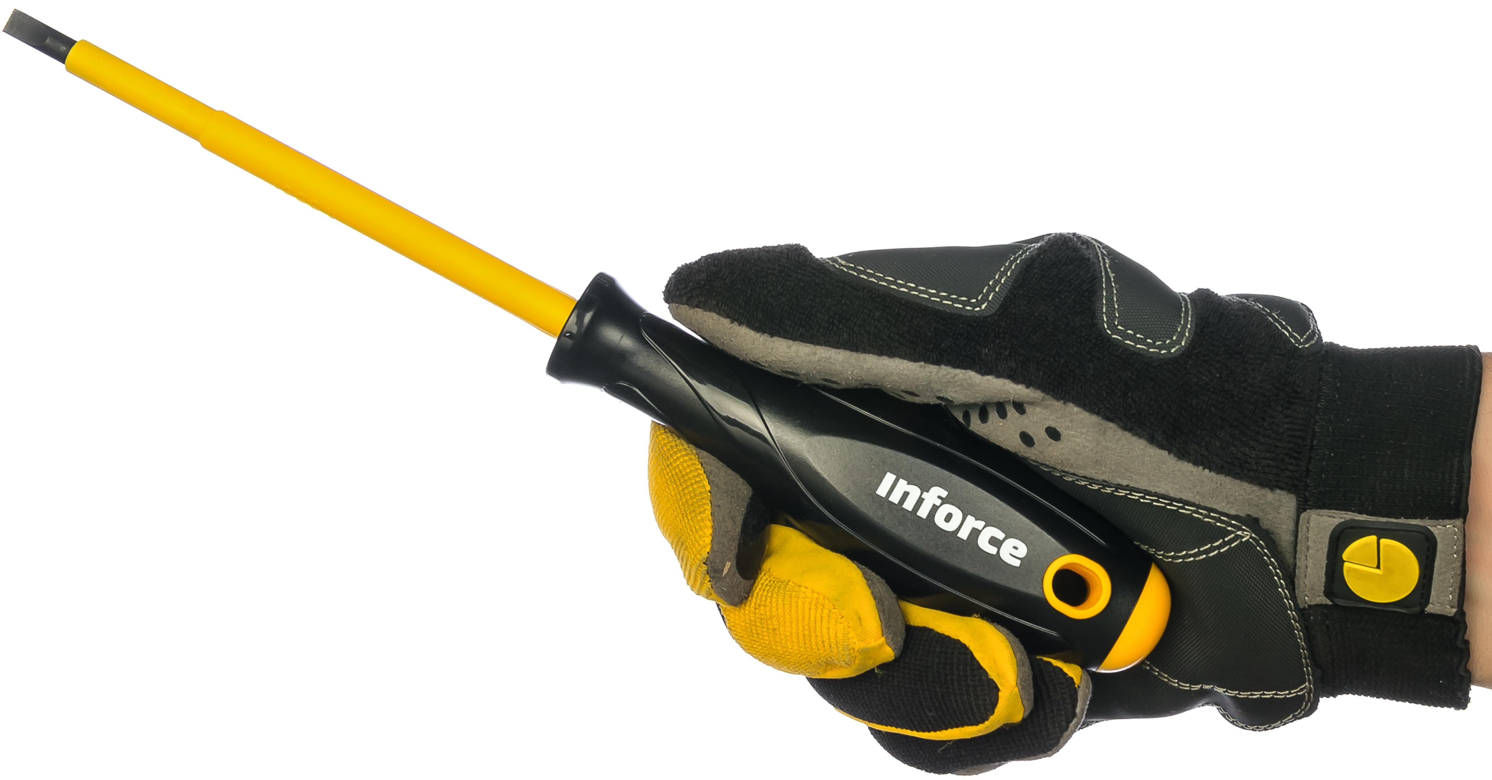 Inforce Отвертка диэлектрическая SL5,5х125мм 06-09-79
