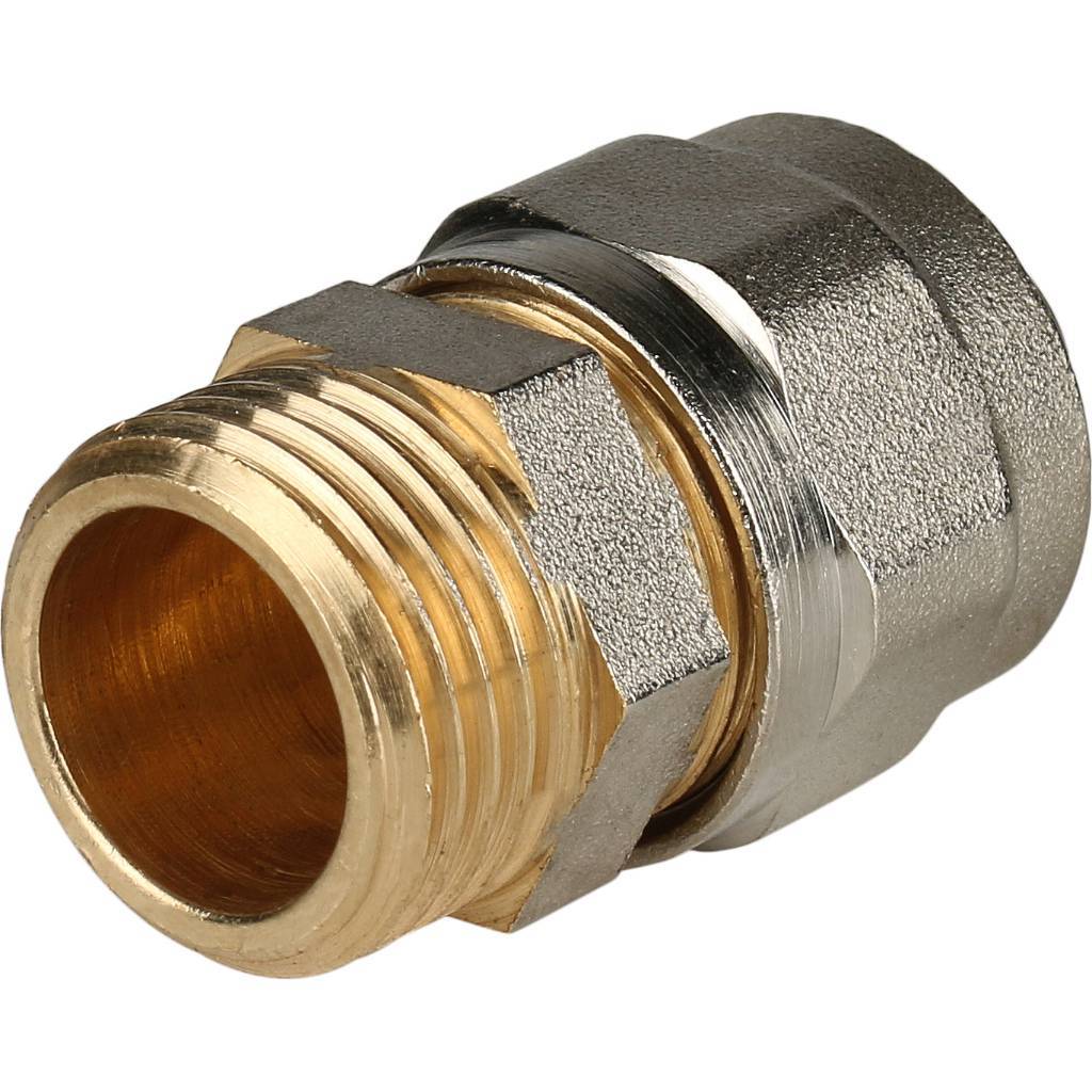 SFS-0001-001216 STOUT Переходник с наружной резьбой 1/2"х16 для металлопластиковых труб винтовой
