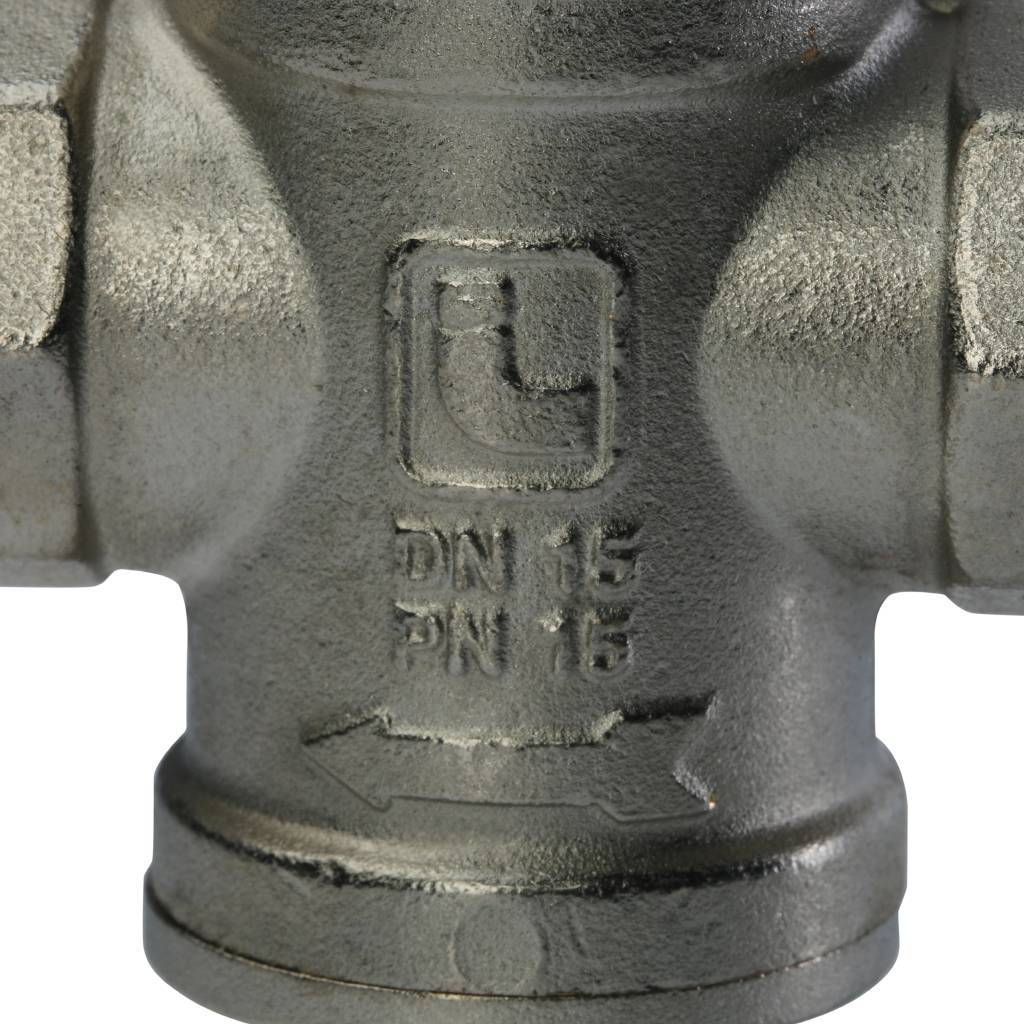 *SVS-0010-000015 STOUT 1/2 Редуктор давления с давлением на выходе 1…4 бар с подсоединением для манометра 1/4"