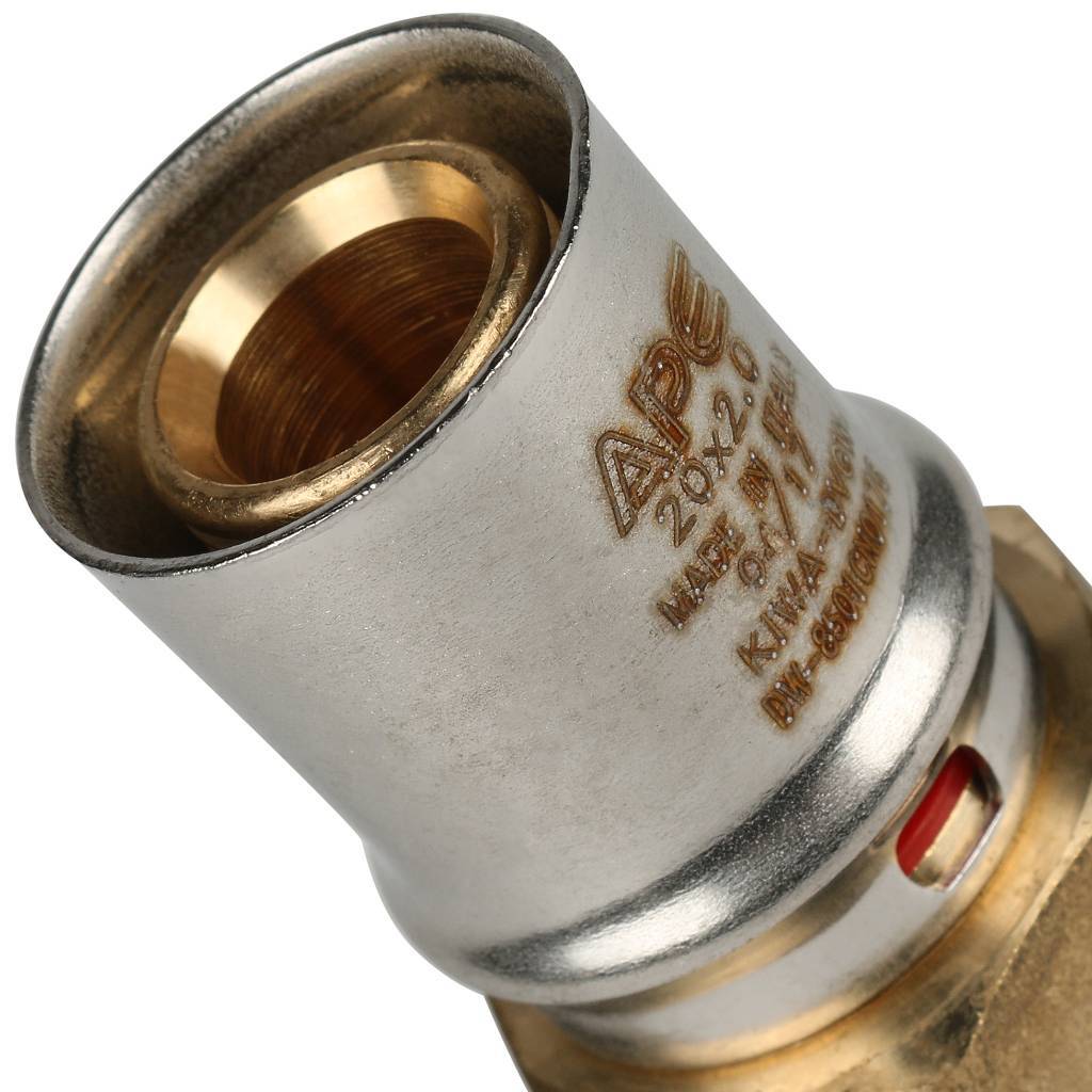 SFP-0002-001220 STOUT Переходник с внутренней резьбой 1/2"х20 для металлопластиковых труб прессовой