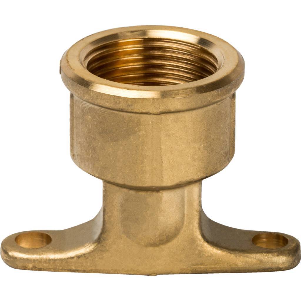 SFA-0009-002034 STOUT Угольник настенный с креплением 20xRp 3/4" для труб из сшитого полиэтилена аксиальный