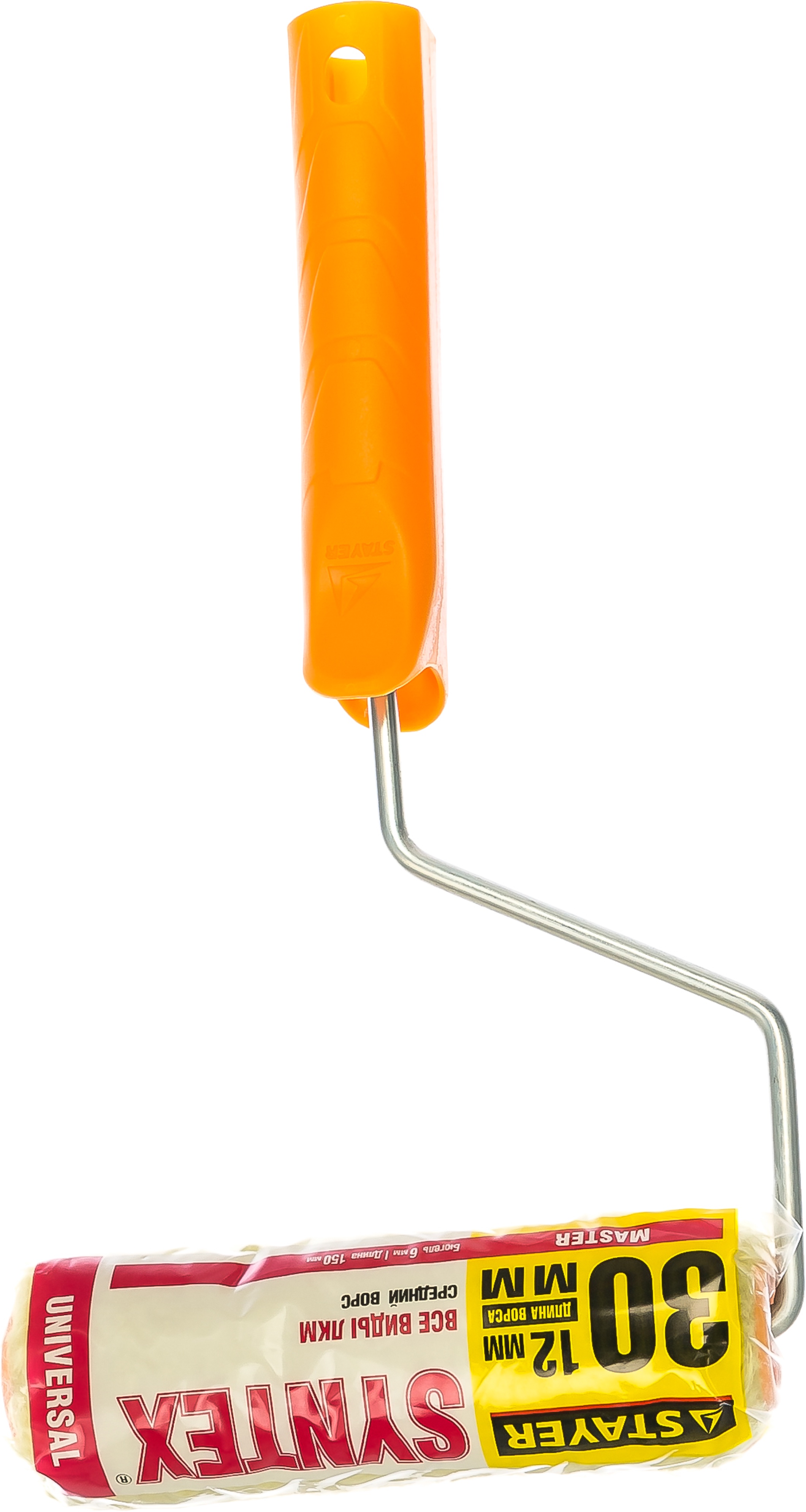 STAYER 150 мм, ⌀30 мм, полиакрил, валик с ручкой SYNTEX 0319-15