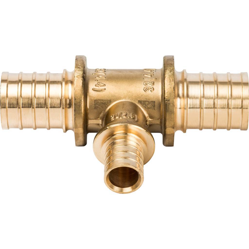 SFA-0014-322032 STOUT Тройник переходной 32x20x32 для труб из сшитого полиэтилена аксиальный