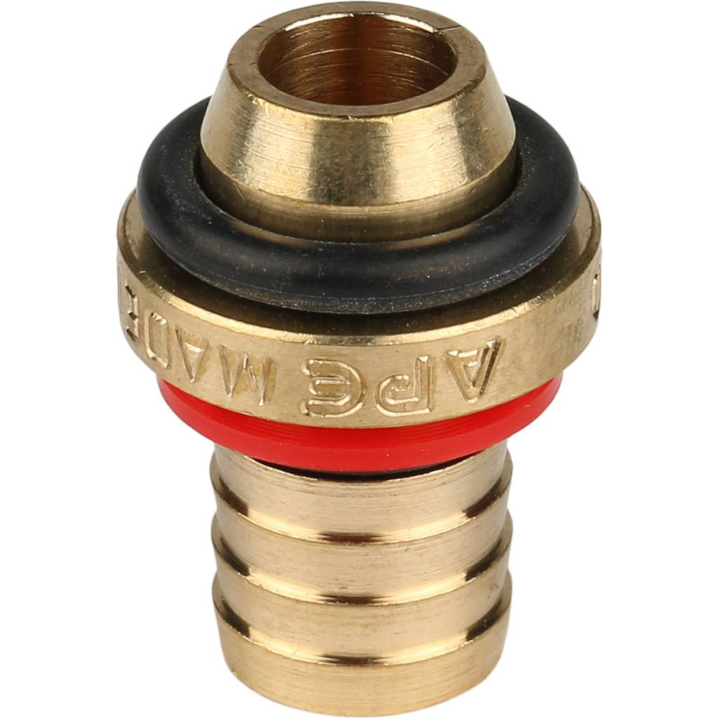 SFS-0008-001216 STOUT Угольник настенный с креплением 1/2"х16 для металлопластиковых труб винтовой