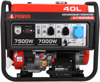 Портативный бензиновый генератор A-iPower A7500EA