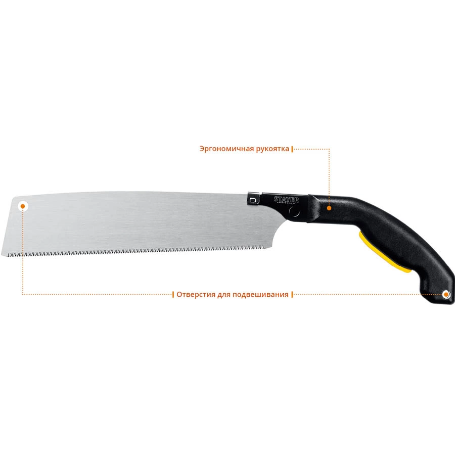 STAYER 16 TPI, 300 мм, ножовка (пила) Cobra PullSaw 15088