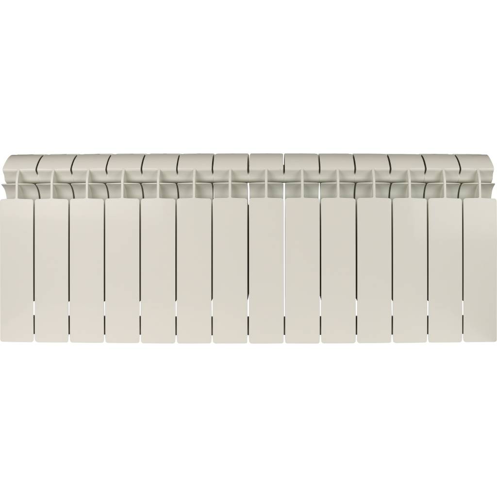 Global STYLE PLUS 350 14 секций радиатор биметаллический боковое подключение (белый RAL 9010)