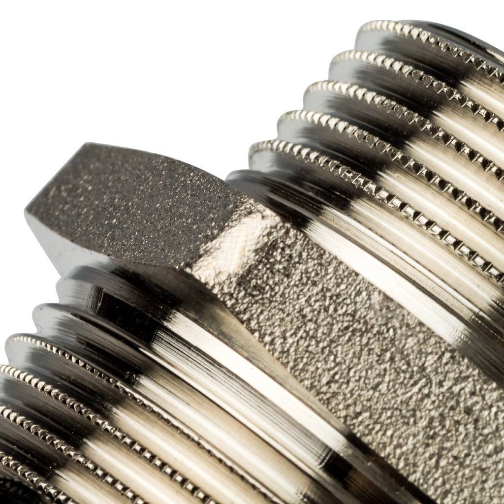 SFT-0004-112114 STOUT Ниппель НН переходной никелированный 1"1/2X1"1/4