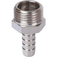 SFT-0067-001210 STOUT Штуцер НР никелированный 1/2"x10