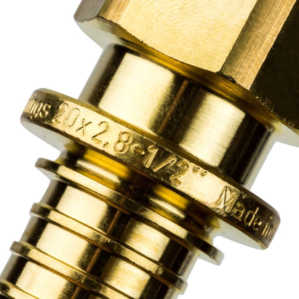 SFA-0002-002012 STOUT Переходник с внутренней резьбой 20xG 1/2" для труб из сшитого полиэтилена аксиальный