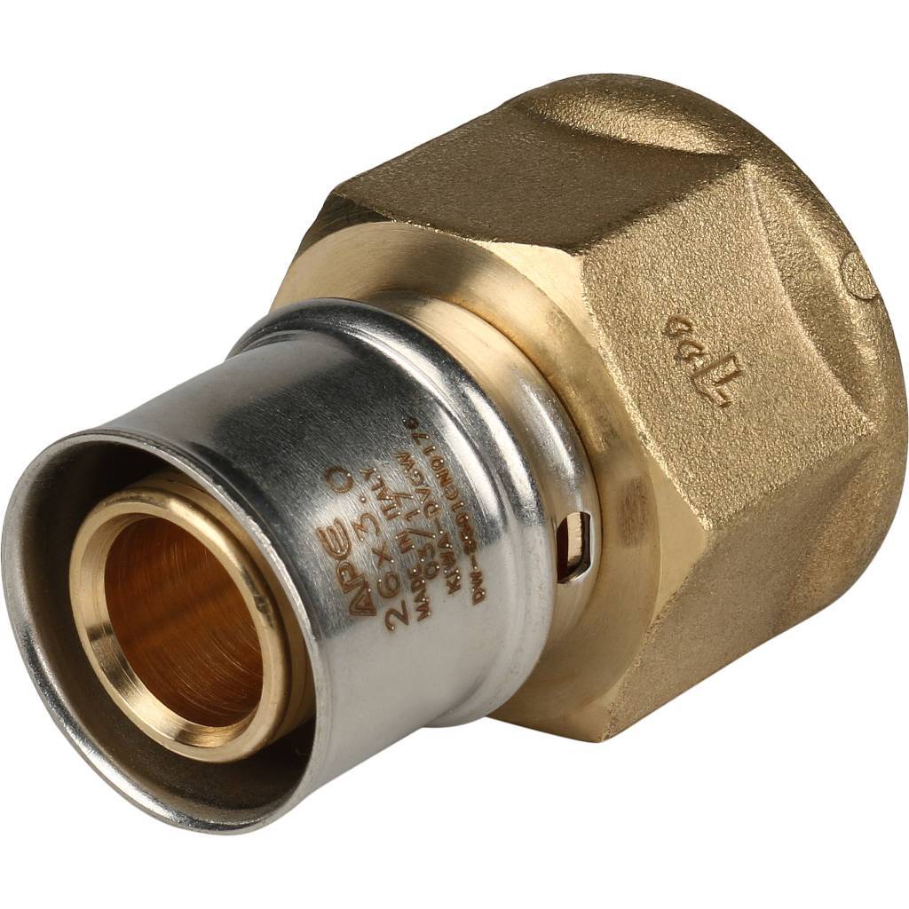 SFP-0002-000126 STOUT Переходник с внутренней резьбой 1"х26 для металлопластиковых труб прессовой