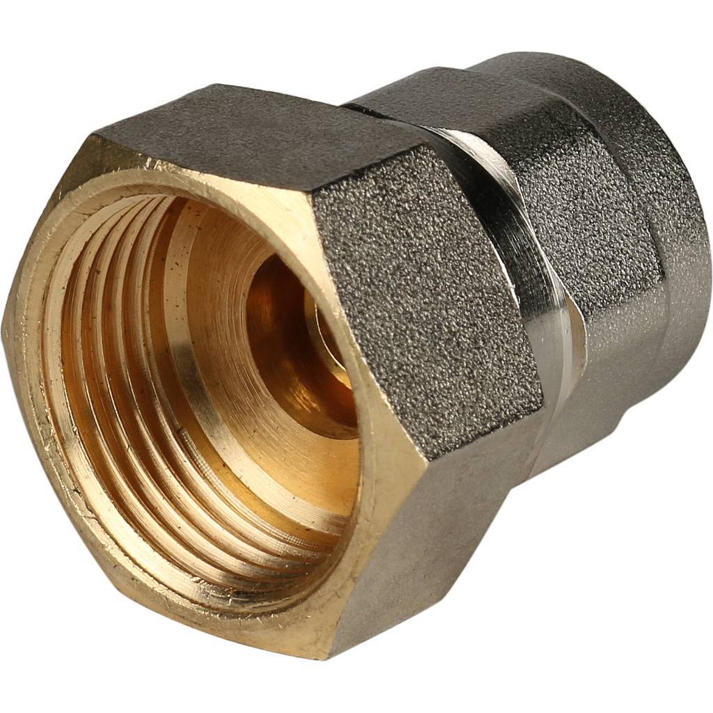 SFS-0002-003416 STOUT Переходник с внутренней резьбой 3/4"х16 для металлопластиковых труб винтовой