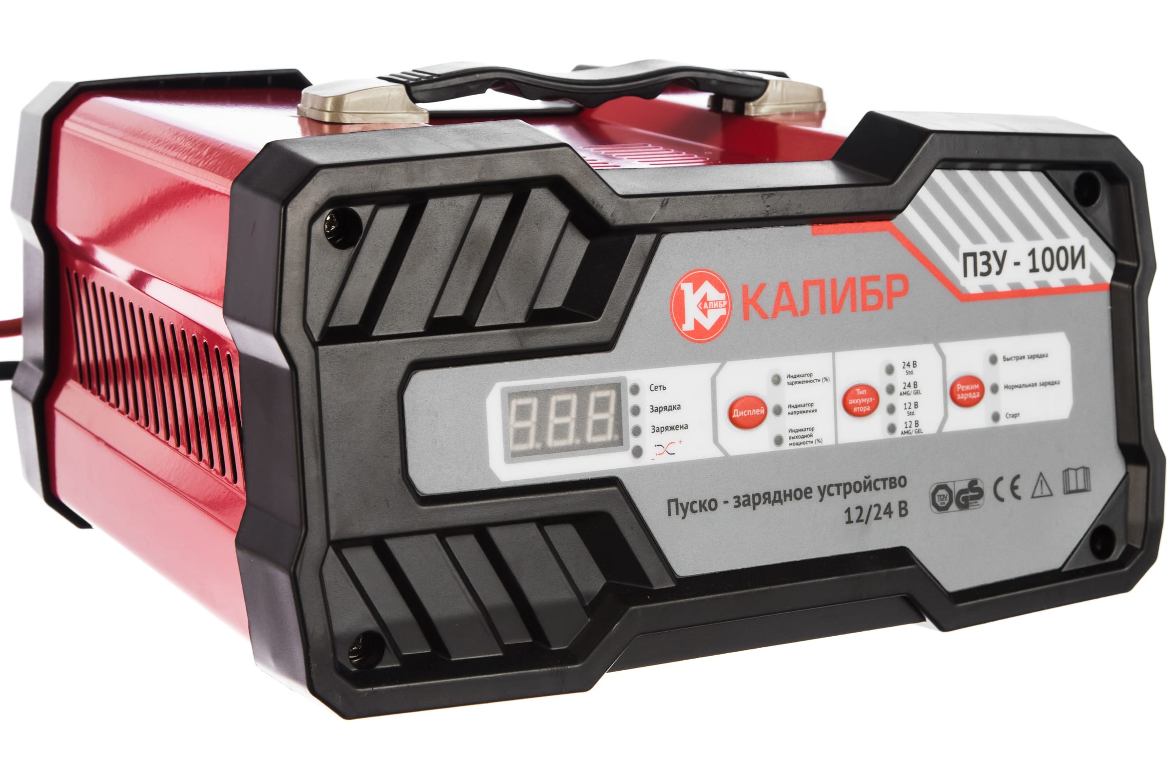 Инверторное пуско-зарядное устройство Калибр ПЗУ-100И 00000074685