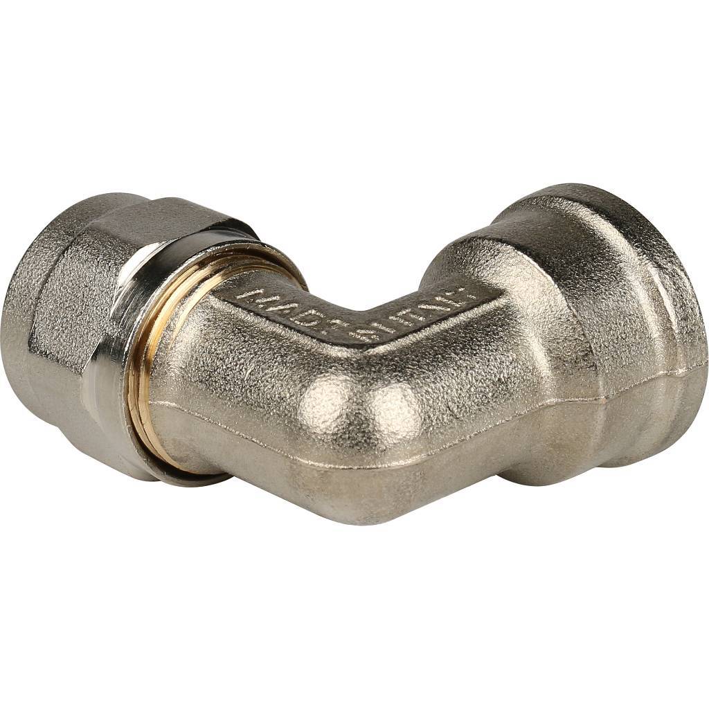 SFS-0007-001216 STOUT Угольник-переходник с внутренней резьбой 1/2"х16 для металлопластиковых труб винтовой