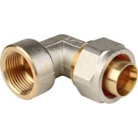 SFS-0007-003420 STOUT Угольник-переходник с внутренней резьбой 3/4"х20 для металлопластиковых труб винтовой