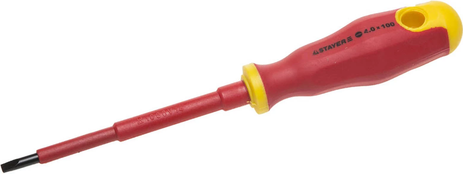 STAYER SL4х100 мм, отвертка диэлектрическая 25141-04-10_z01