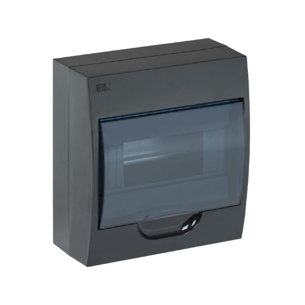 Корпус IEK KREPTA 3 ЩРН-П-8 IP41, черный, пластиковый MKP12-N-08-41-K02