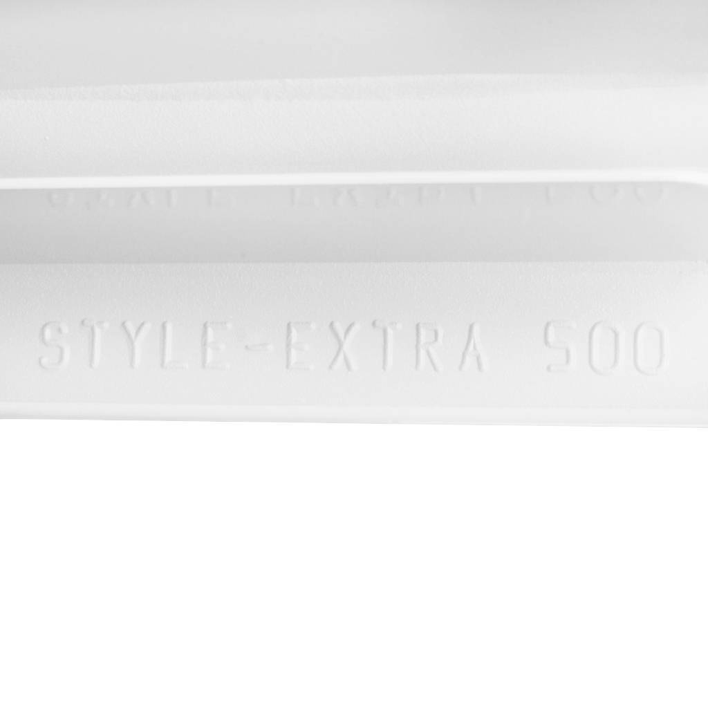 Global STYLE EXTRA 500 8 секций радиатор биметаллический боковое подключение (белый RAL 9010)