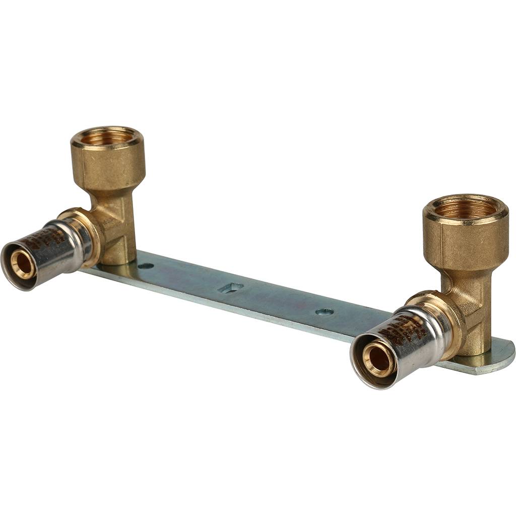 SFP-0013-001216 STOUT Настенный комплект для смесителя 1/2"x16 для металлопластиковых труб прессовой