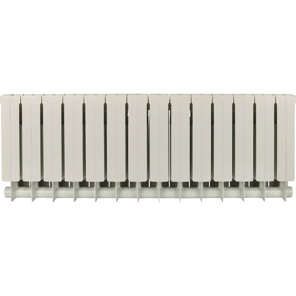 Global STYLE PLUS 350 14 секций радиатор биметаллический боковое подключение (белый RAL 9010)