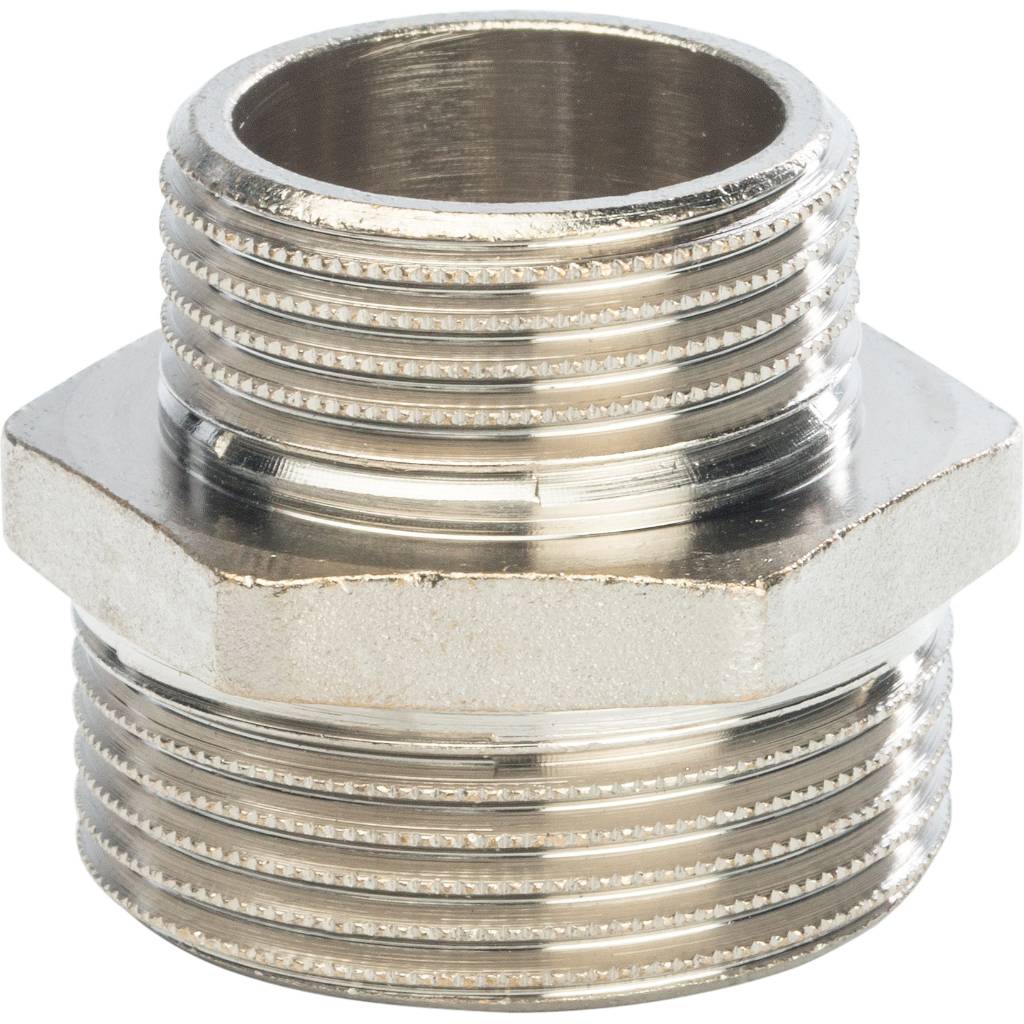 SFT-0004-001141 STOUT Ниппель НН переходной никелированный 1"1/4X1"