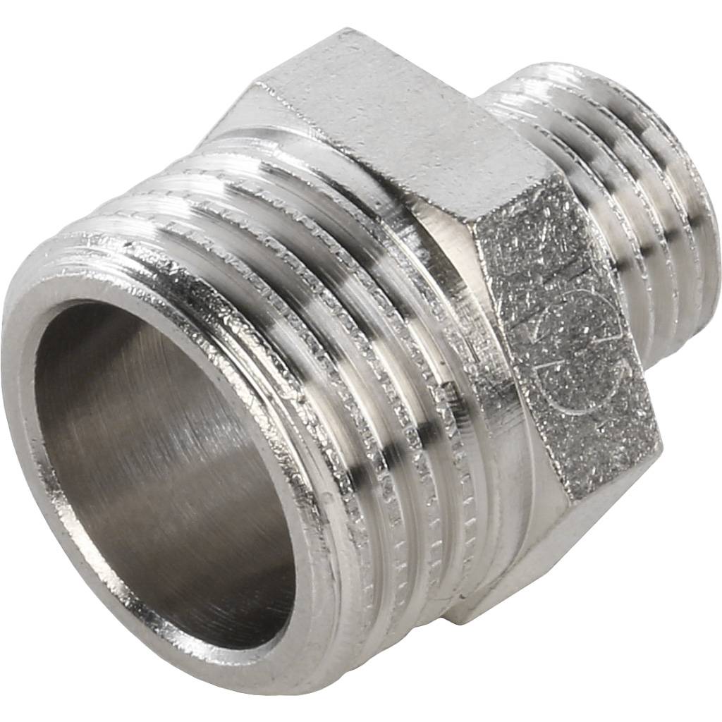SFT-0004-001214 STOUT Ниппель НН переходной никелированный 1/2X1/4