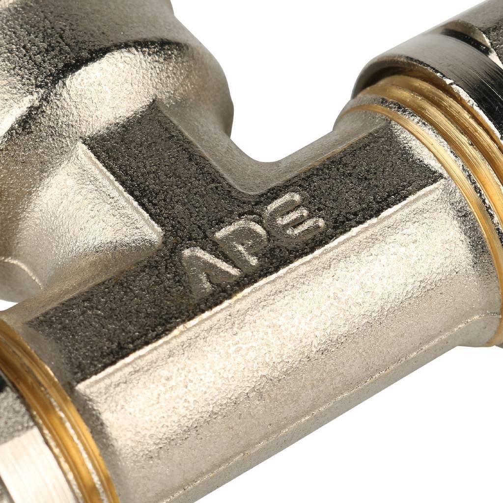 SFS-0012-001216 STOUT Тройник-переходник с внутренней резьбой 1/2"х16 для металлопластиковых труб винтовой
